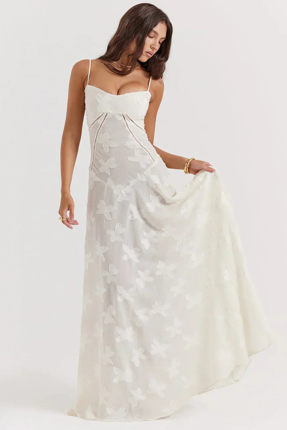 "Flower" Maxikleid