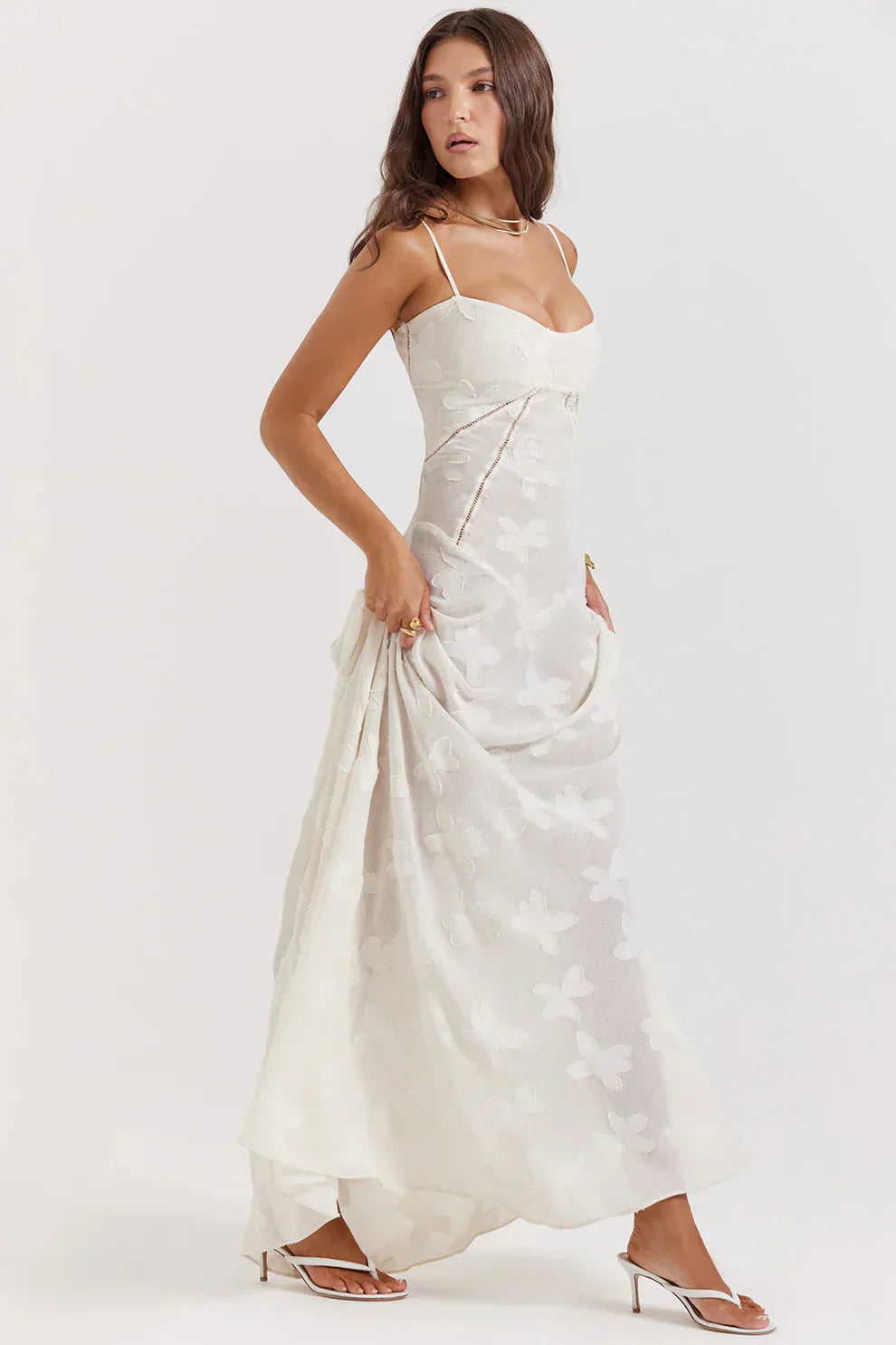 "Flower" Maxikleid