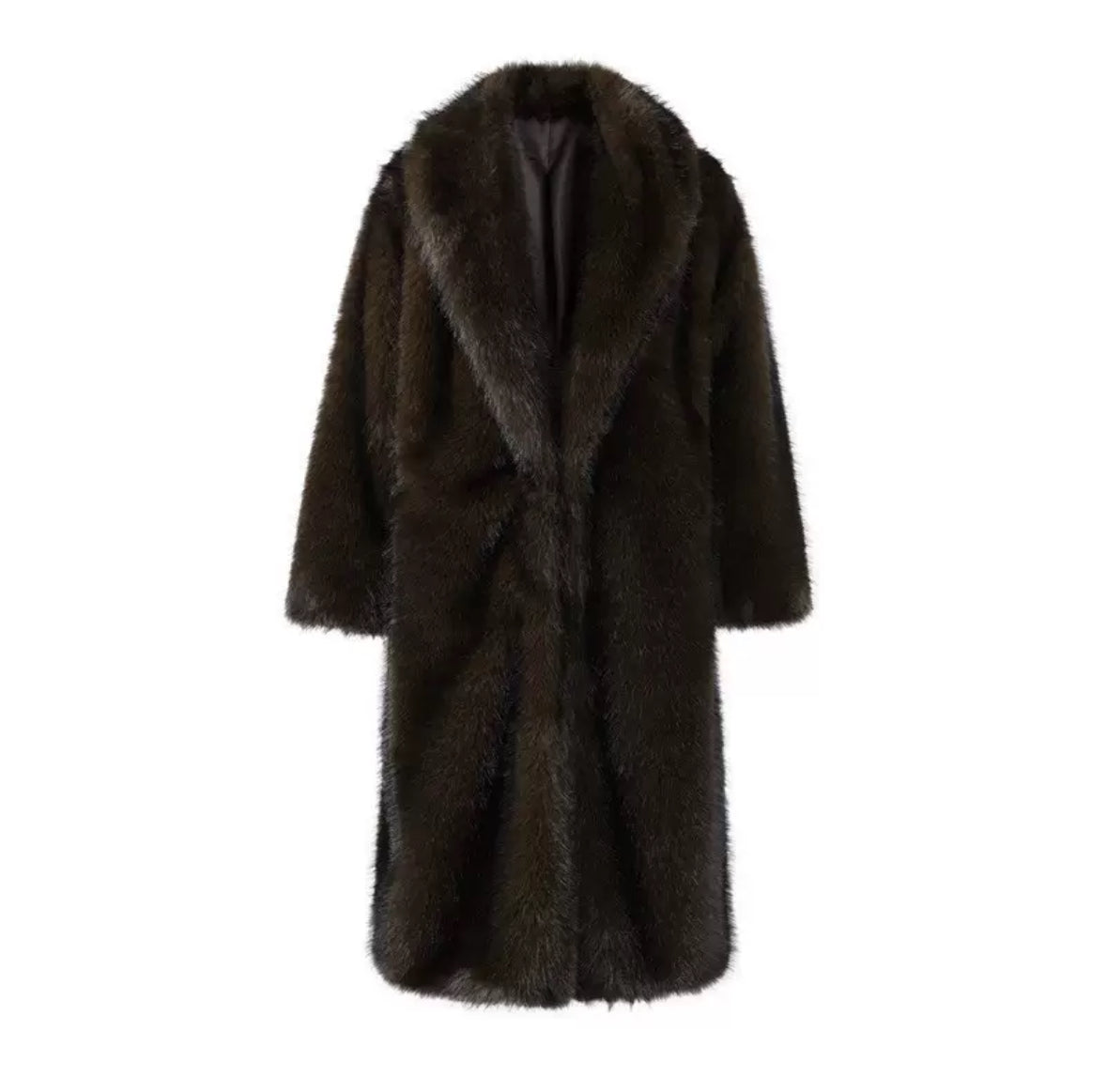 "Nelly" Langer Fellmantel