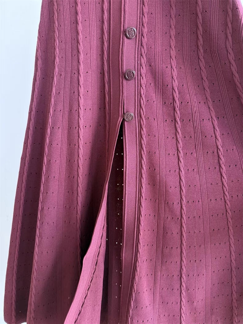 "Burgundy" Sommerkleid